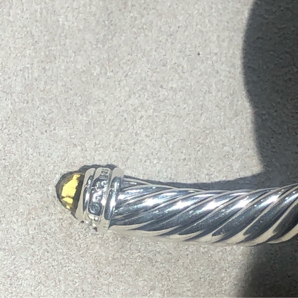 David Yurman 5mm Bracelet, Lemon Citrine & Diamond - Picture 4 of 6